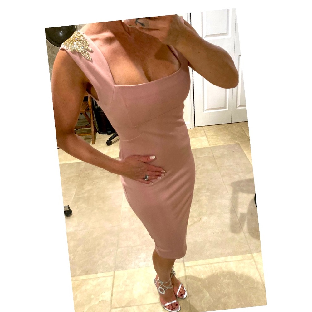Embellished Pencil Dress